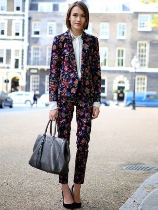 How to Wear a Floral Blazer For Women (30 looks & outfits) | Women's
