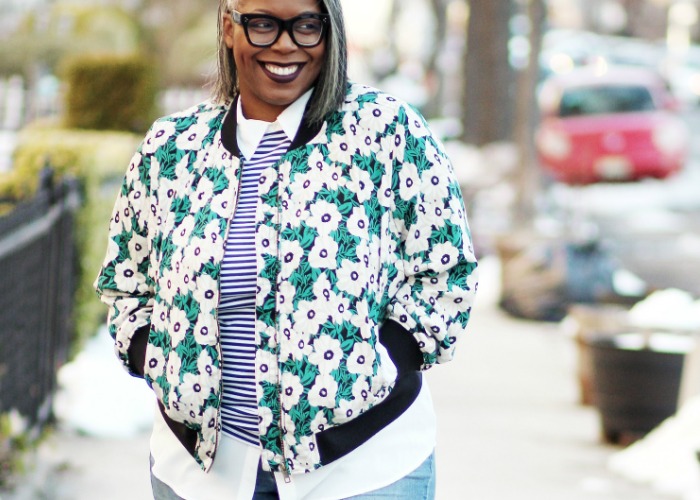 How To Wear Floral Bomber Jackets