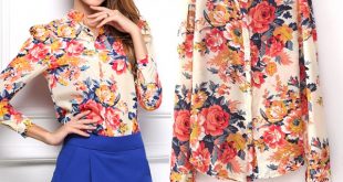 Girls Floral Blouse Outfits-25 Ways To Style a Floral Blouse
