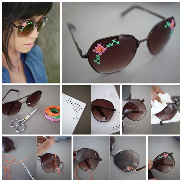 14 Interesting Ways To Decorate Your Sunglasses - fashionsy.com