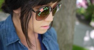 Floral DIY Embroidered Sunglasses - Styleoholic
