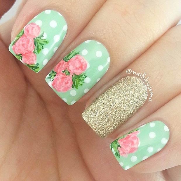 50 Flower Nail Designs for Spring | StayGlam