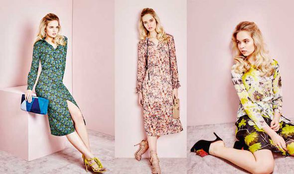 Floral fashion 2016 spring: Topshop, Olivia Burton and Dune