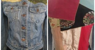 GAP Jackets & Coats | Vintage Denim Patchwork Jean Jacket M Floral