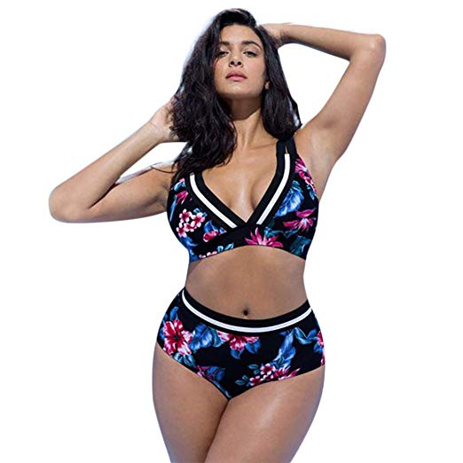 Amazon.com: Vovotrade Women Bikini Sets Floral Print Swimsuits