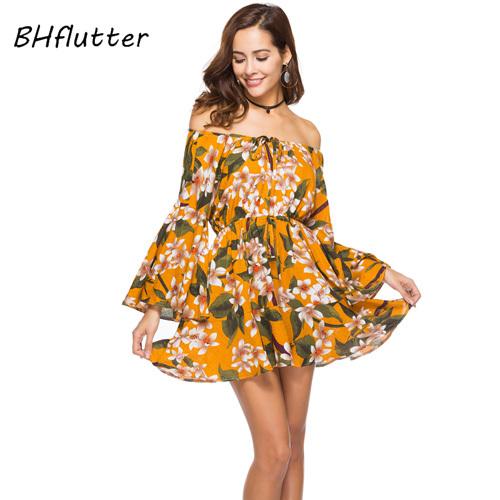 BHflutter floral Summer Dress u2013 PopJara