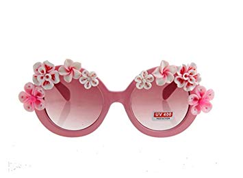 Amazon.com: Wiipu Oversize Round half Flower Summer Sun Glasses