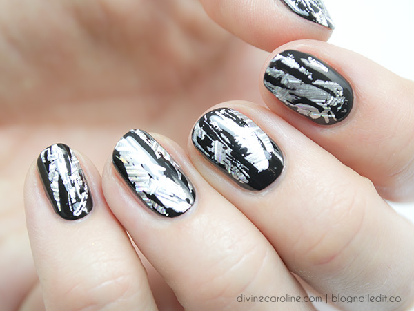 Rock These Stunning Silver Foil Nails for New Year's Eve | more.com