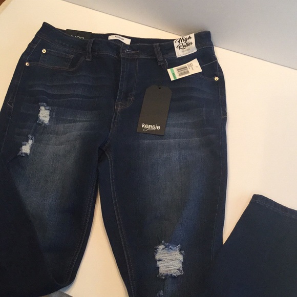 Kensie Jeans | High Rise Frayed Denim Skinny | Poshmark
