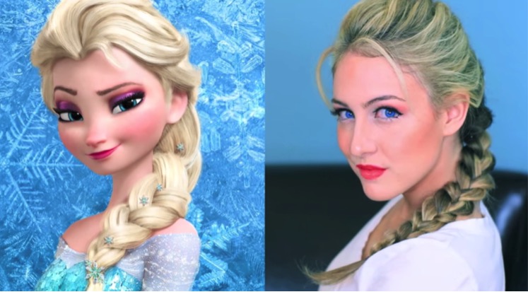 Frozen Inspired Elsa French Braid - All Created