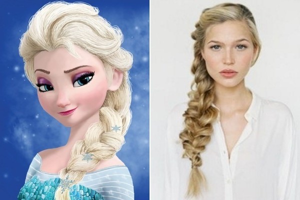 Queen Elsa, 'Frozen' - Disney Princess-Inspired Hairstyles - Livingly