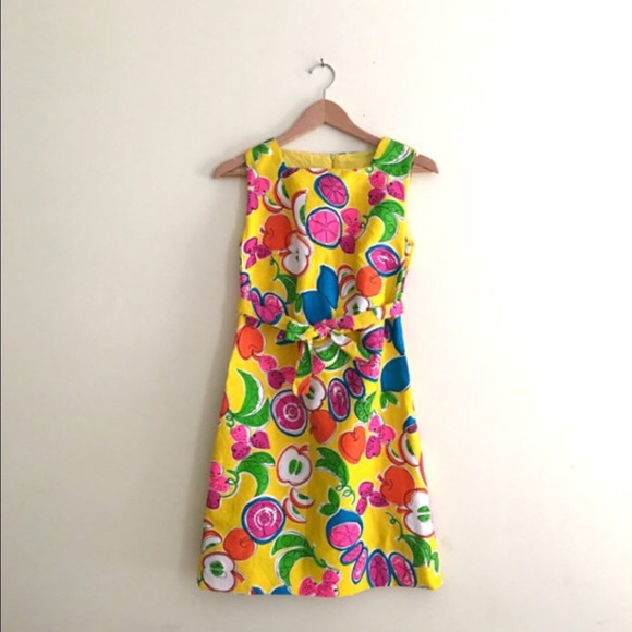 Vintage Dresses | 60s Fruit Print Shift Dress | Poshmark