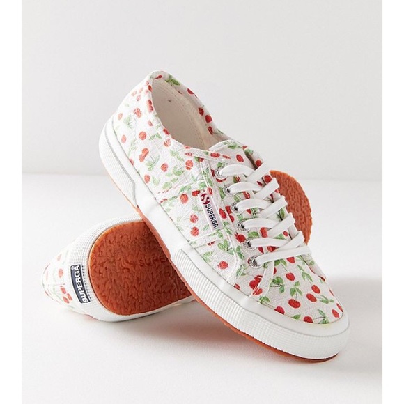 Superga Shoes | Fresh Fruit Cherry Print Size 75 | Poshmark