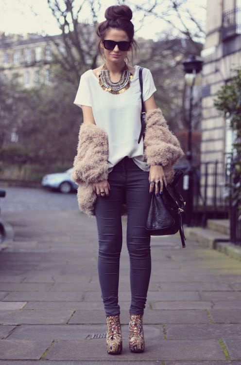 Fancy Outfit Ideas With Fur Coats 2019 | FashionTasty.com