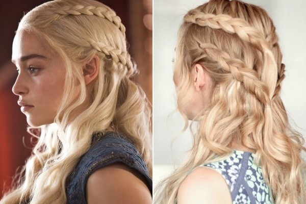 Daenerys' Stacked Side-Braids - 'Game of Thrones' Inspired