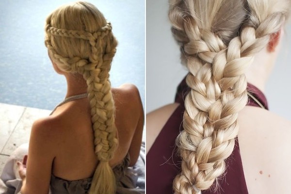 Daenerys' Triple Braid - 'Game of Thrones' Inspired Hairstyles