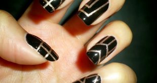 The Great Gatsby Inspired Nails | 1920s Murder Mystery Party 2014