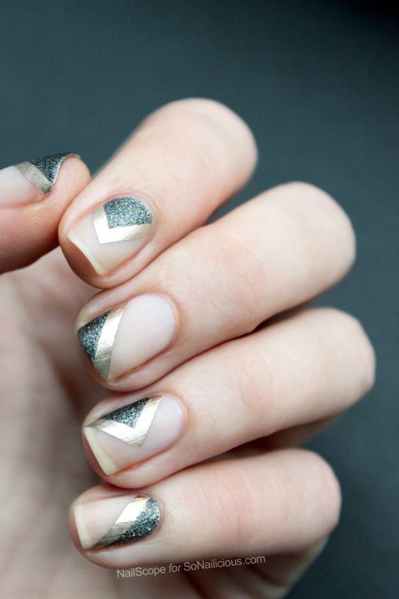 20 Chic And Timeless Geometric Nail Designs - Styleoholic