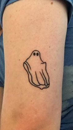 Ghost tattoo outline | Outline tattoos | Tattoos, Ghost tattoo