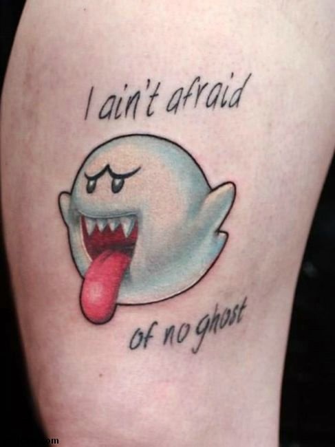 Mario Ghost | Tattoo Ideas Center