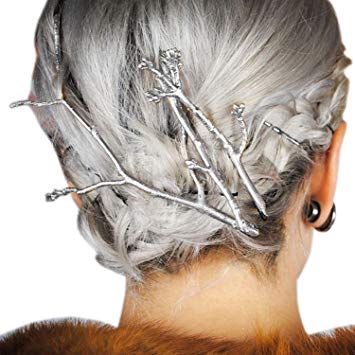 Amazon.com : 6 PCS Gold and Silver Chic Tree Branch Hairpins Hair