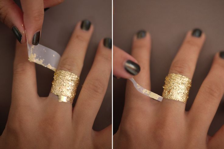 DIY Gold Leaf Faux Jewelry | Leaves and Tutorials