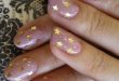Golden Stars on Pink Nails for Prom | Cute | Nails, Nail Art, Nail