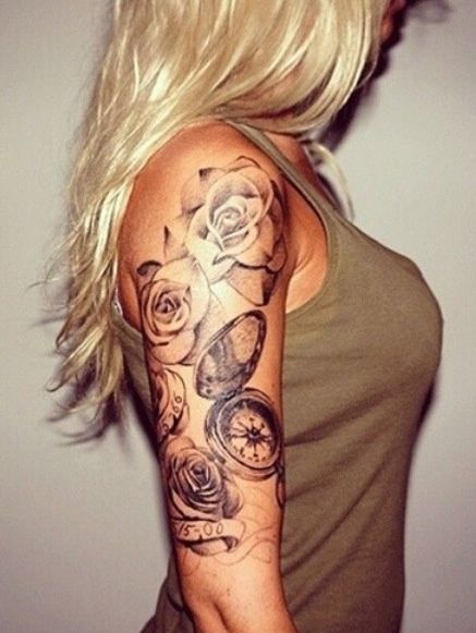 Tattoo's / Female sleeve tattoo | u003c3 | Tattoos, Sleeve tattoos