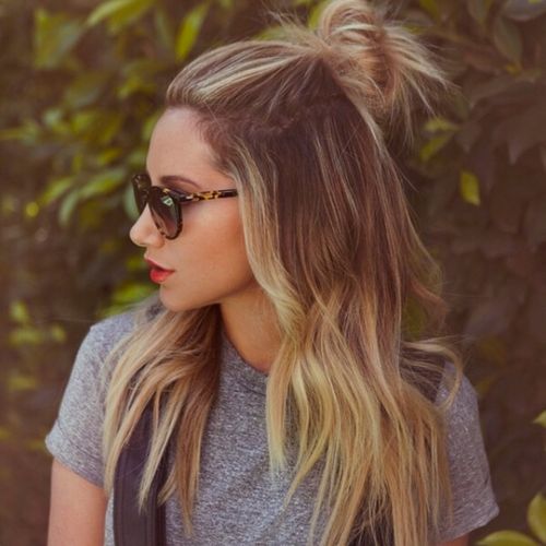 Hot Hairstyle Trend: Half Up Top Knot - Bang Salon D.C.