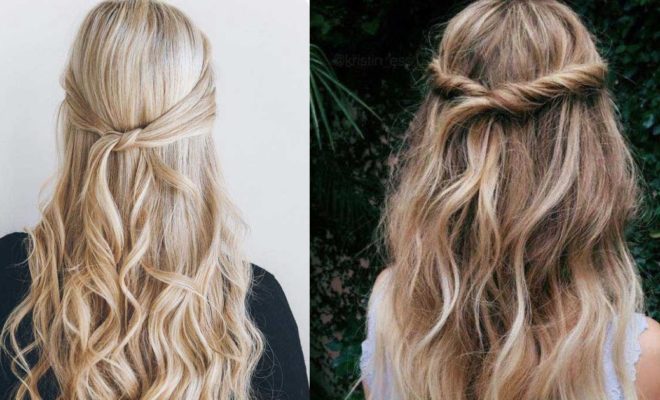 31 Amazing Half up-Half down Hairstyles For Long Hair - The Goddess