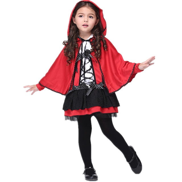 Halloween Costumes Little Red Riding Hood Costume Kids Girls Age 3