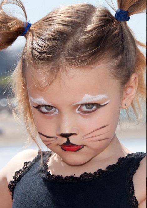 16 cute and easy Halloween face makeup ideas for kids