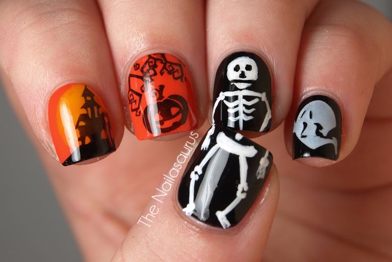 41 Halloween Nail Art Ideas - Easy Halloween Nail Polish Designs