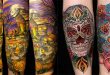 15 + Best, Unique & Scary Halloween Tattoo Designs, Images