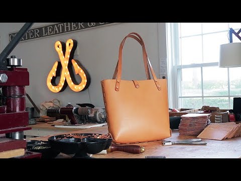 Making a Leather Bag without Sewing - YouTube