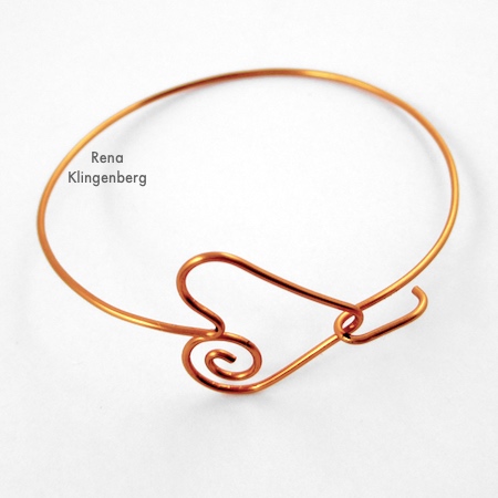 Spiral Heart Wire Bracelet (Tutorial) u2013 Jewelry Making Journal