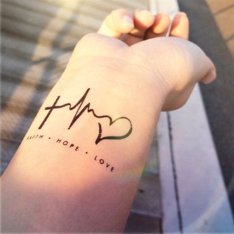 21 Heartbeat Tattoo Design Ideas For Ladies - Styleoholic