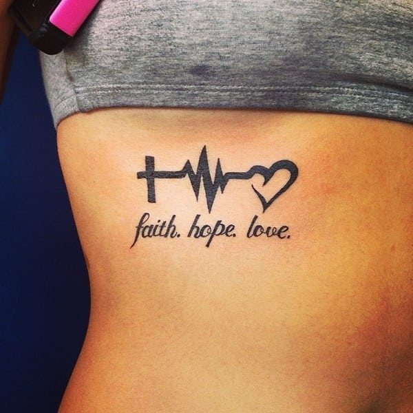 Heartbeat Tattoo Design Ideas For Ladies