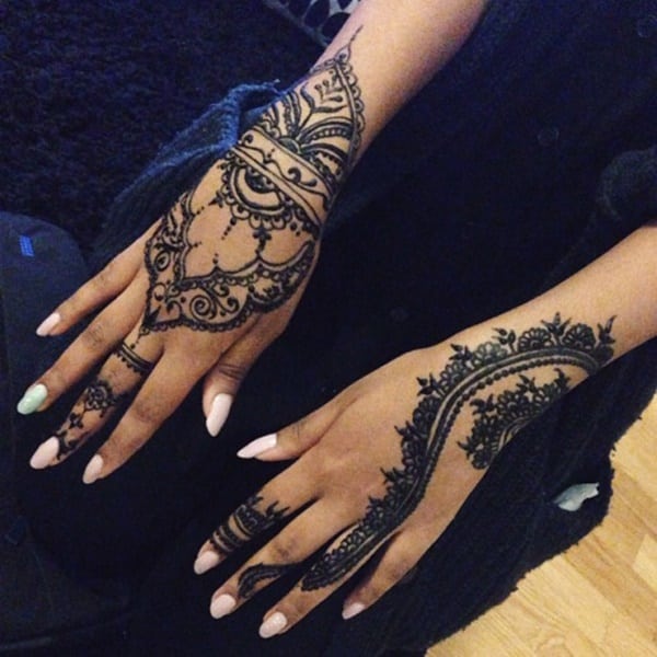 175+ Beautiful Henna Tattoo Ideas For Girls To Try At least Once