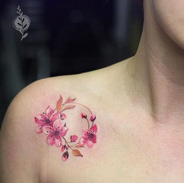 Beautiful Cherry Blossom Tattoos for Women u2013 Best Tattoos 2018