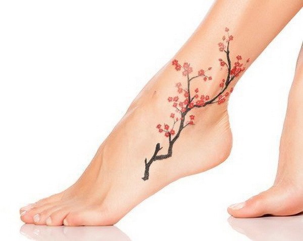 50+ Cute Examples of Cherry Blossom Tattoos - For Creative Juice