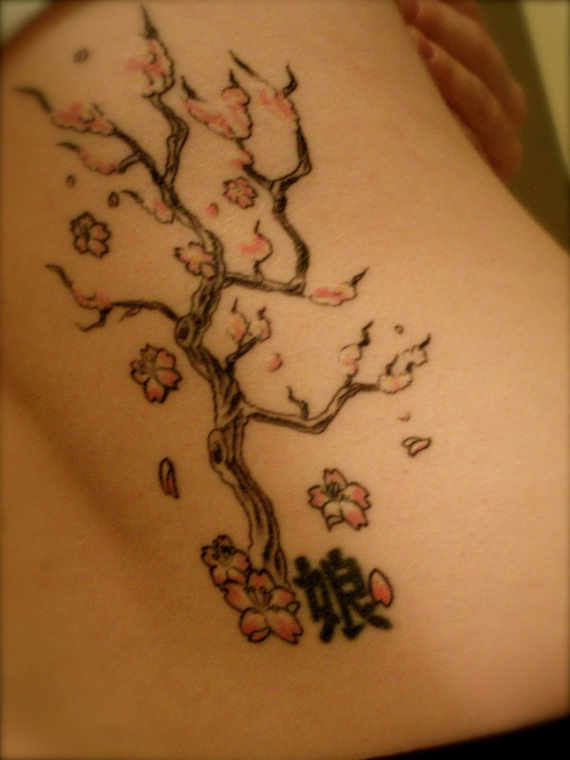 33 Pretty Cherry Blossom Tattoos and Designs