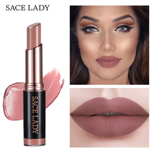 SACE LADY Matte Lipstick Make Up 10 Colors Waterproof High Pigment