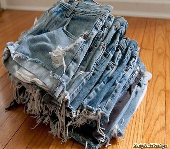 Mystery DISTRESSED High Waisted Shorts / Sexy Denim Shorts For Summer:
