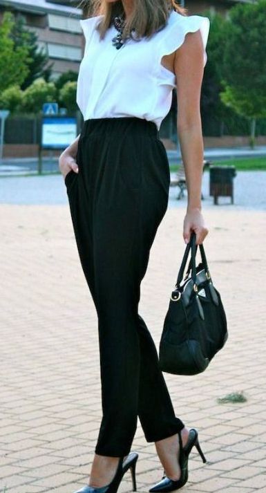 35 Skinny High Waist Pants Outfit Ideas for Fall | Pant and Pants