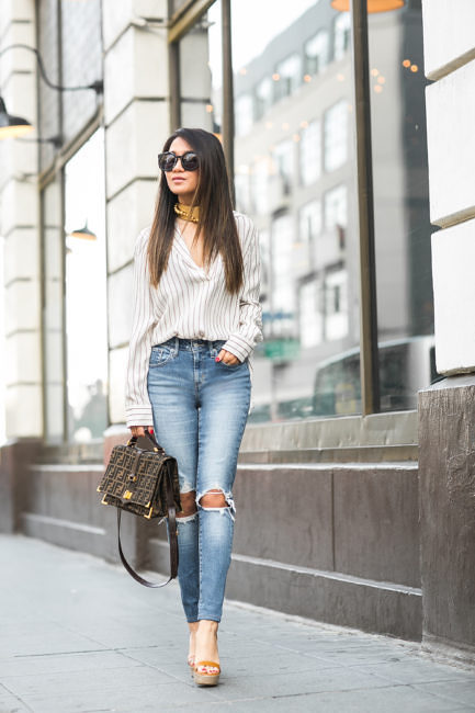 The Dos And Don'ts Of The High-Waisted Jeans Outfit - Just The Design