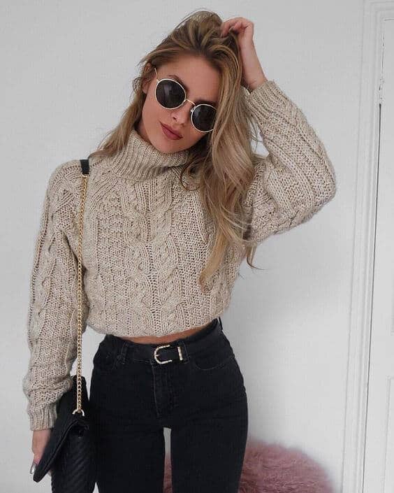 27 of the Most Stylish High Waisted Jeans Outfits