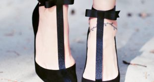 DIY Shoes // Pretty T-Strap Pumps with Ankle Bows | love Maegan