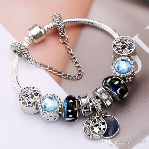 Blue Star Fashion Classic New Crystal Jewelry DIY String Of Ladies