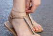 Hot DIY Ankle Bracelet To Highlight Your Legs - Styleoholic